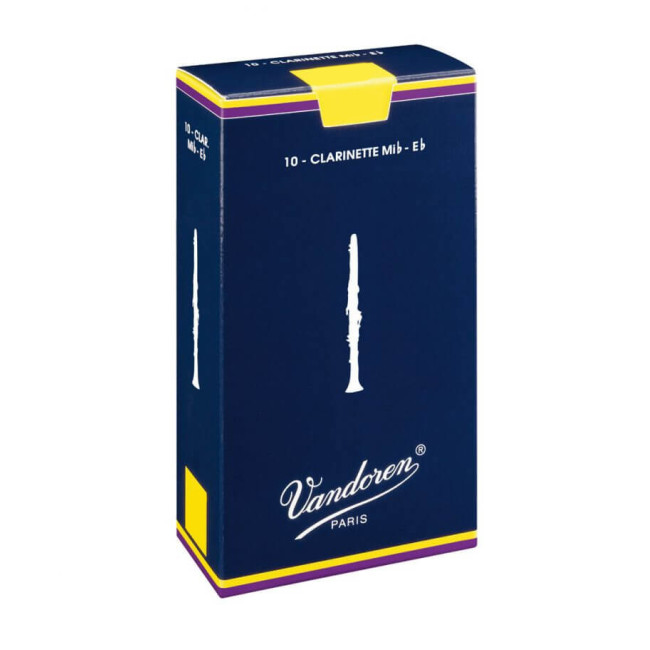 VANDOREN Traditional Box Reed for clarinet Eb (Box of 10) - Reeds